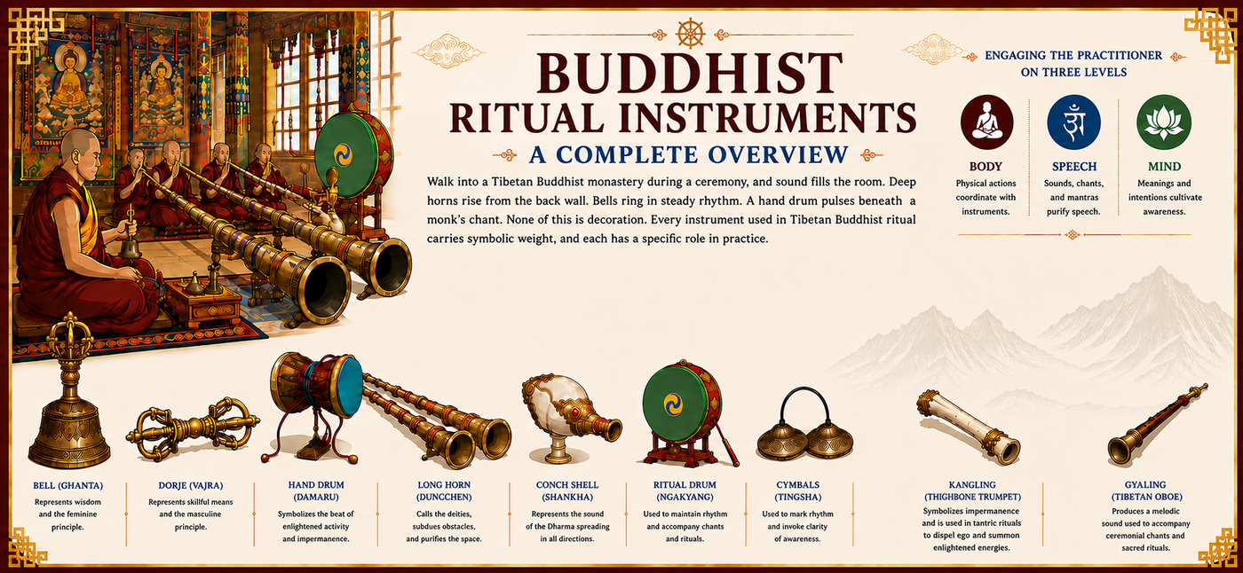 Buddhist Ritual Instruments: A Complete Overview