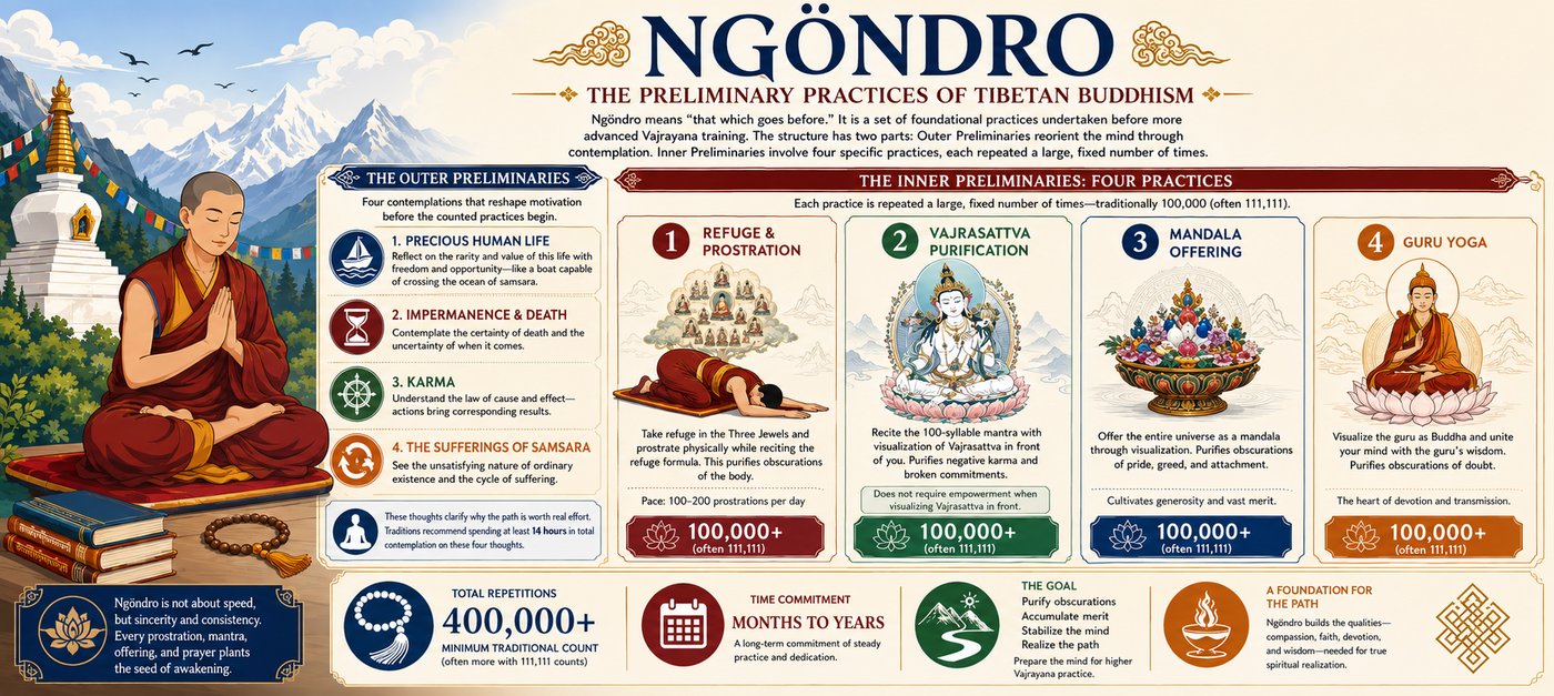 Ngöndro: The Preliminary Practices of Tibetan Buddhism
