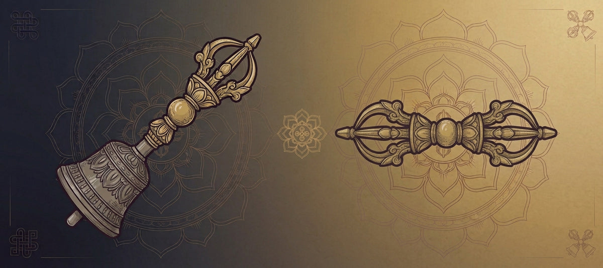 The Vajra and Bell: Meaning, Symbolism, Ritual Use, Meditation, and Spiritual Significance in Vajrayana Buddhism
