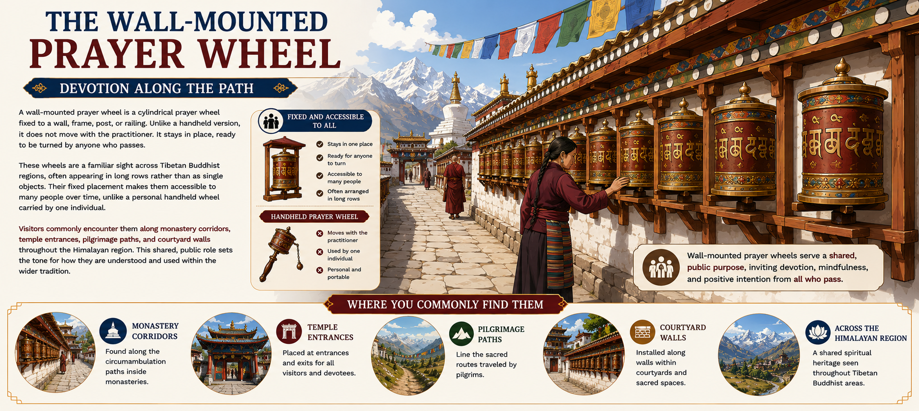 The Wall-Mounted Prayer Wheel: Devotion Along the Path