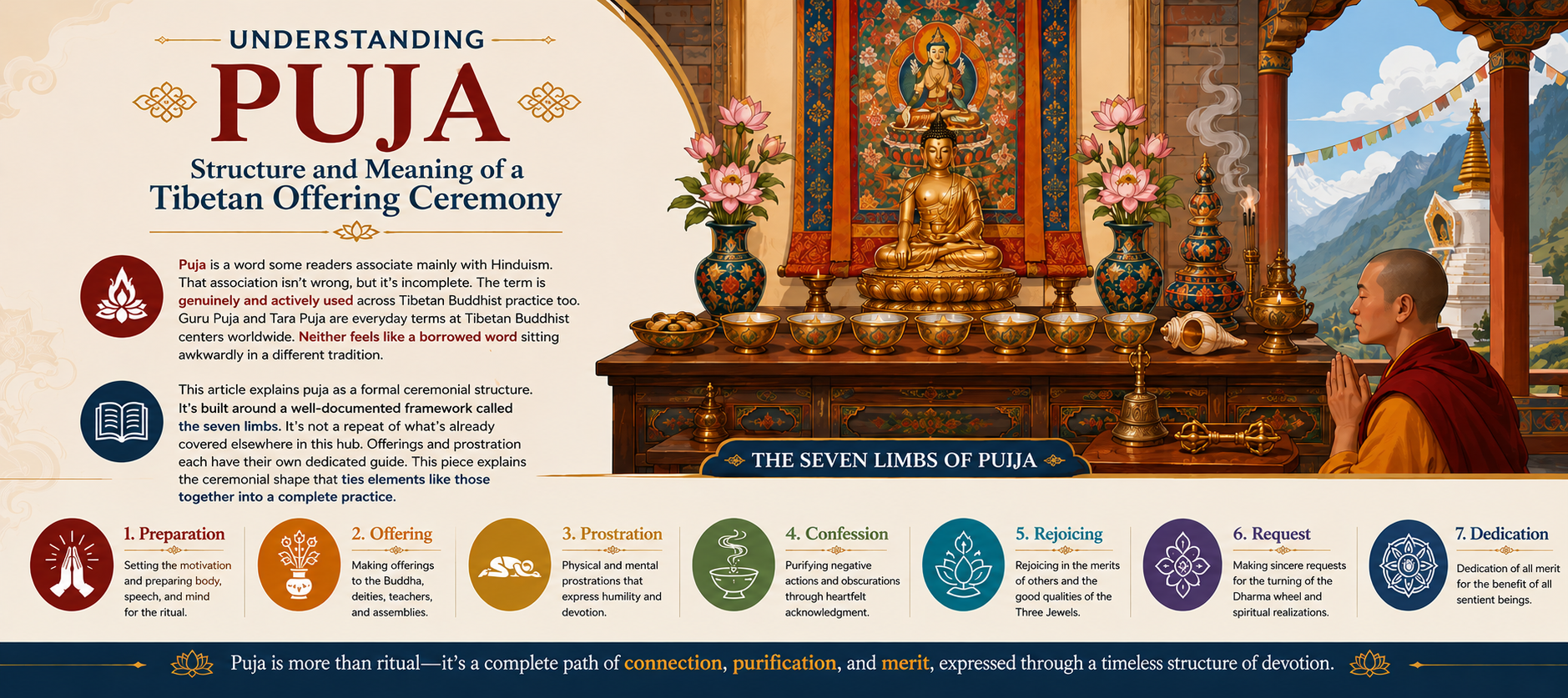 Understanding Puja: Structure and Meaning of a Tibetan Offering Ceremony