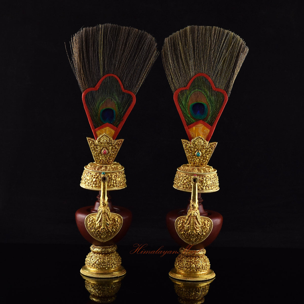 Handcrafted bumpa ritual vase from Nepal