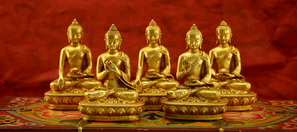 Panch Buddha Statues