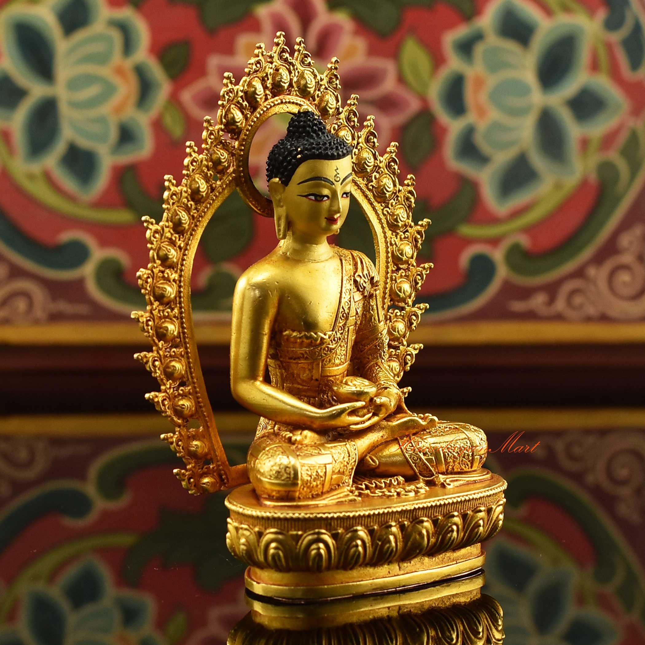 Tibetan Amitabha Buddha Miniature Statue