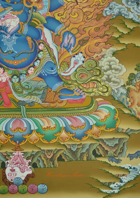 Kapala Thangka Scroll Painting