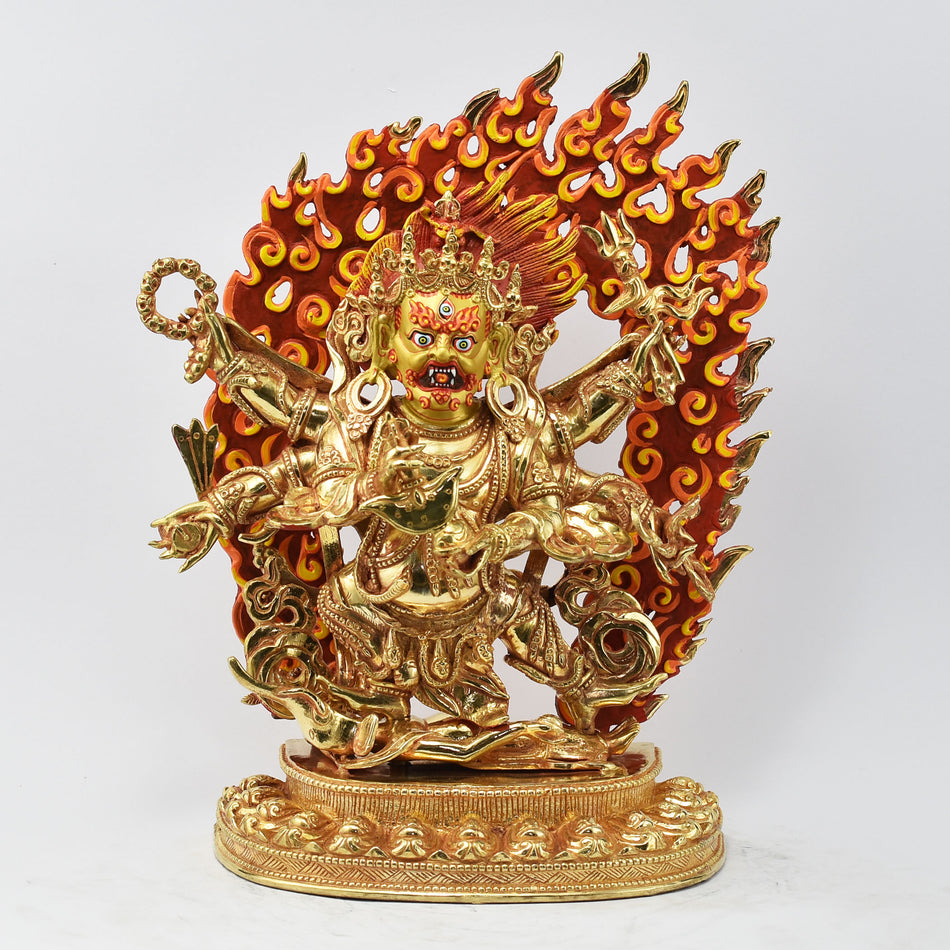 Black Mahakala Statue