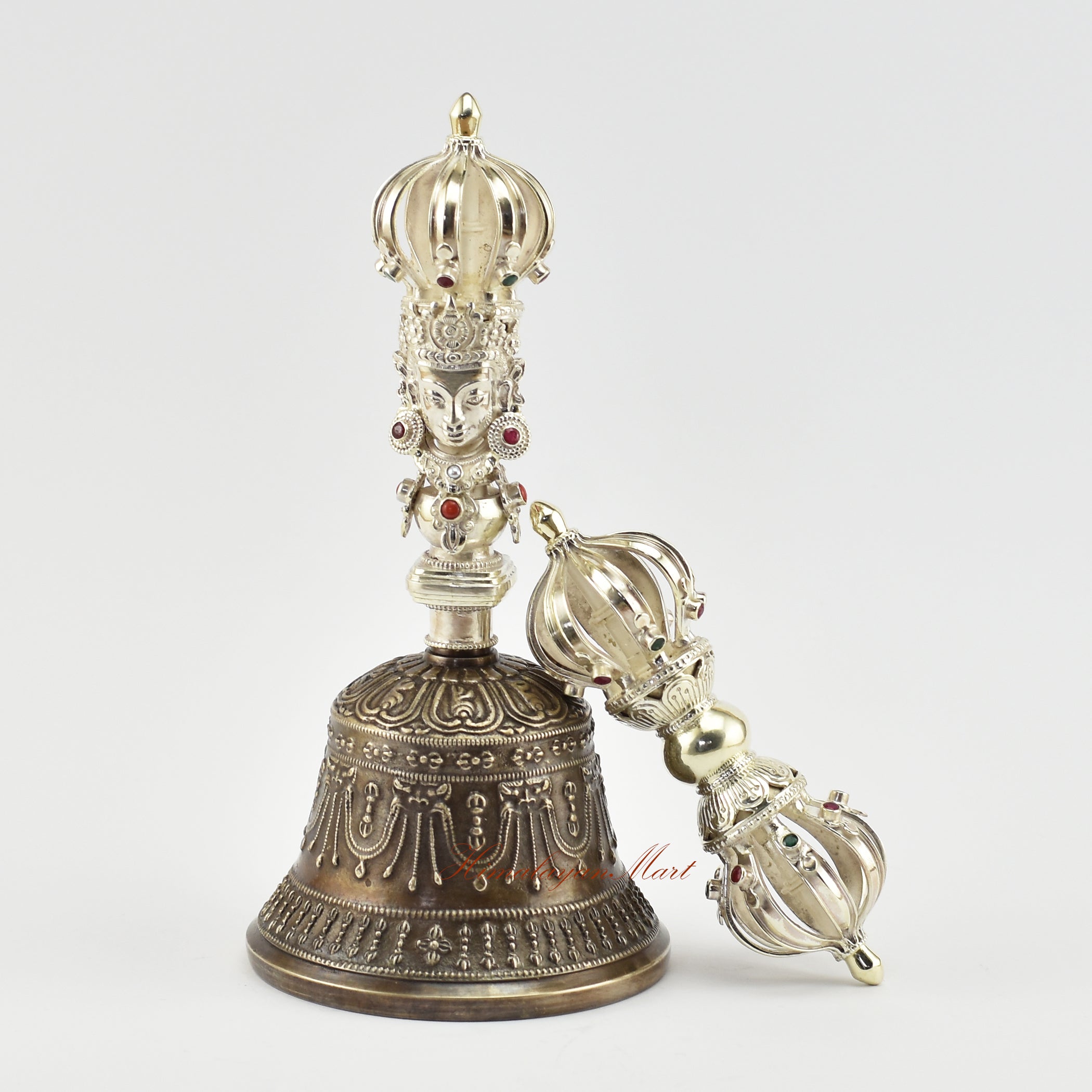 Tibetan Vajra and Bell Set | Sacred Tools for Meditation and Ritual Practice