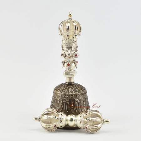 Tibetan Ritual Items Vajra and Bell Set