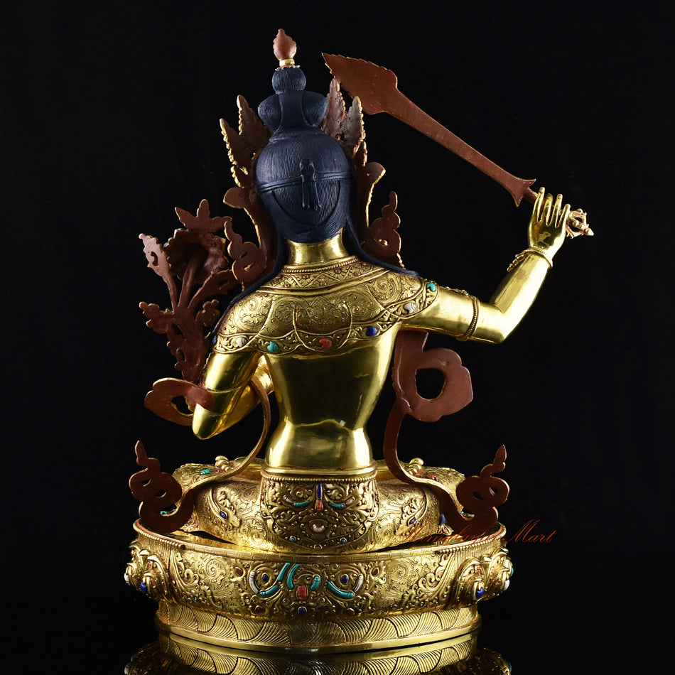 Buddhist Manjushri Statue | Jampelyang – The Bodhisattva of Wisdom