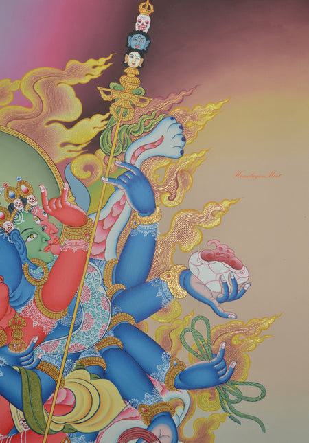 Kapala Thangka Scroll Painting