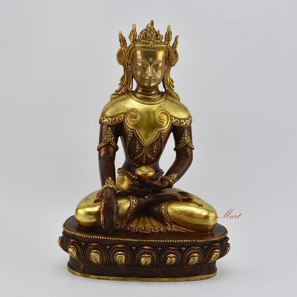 Crowned Shakyamuni Buddha Statue