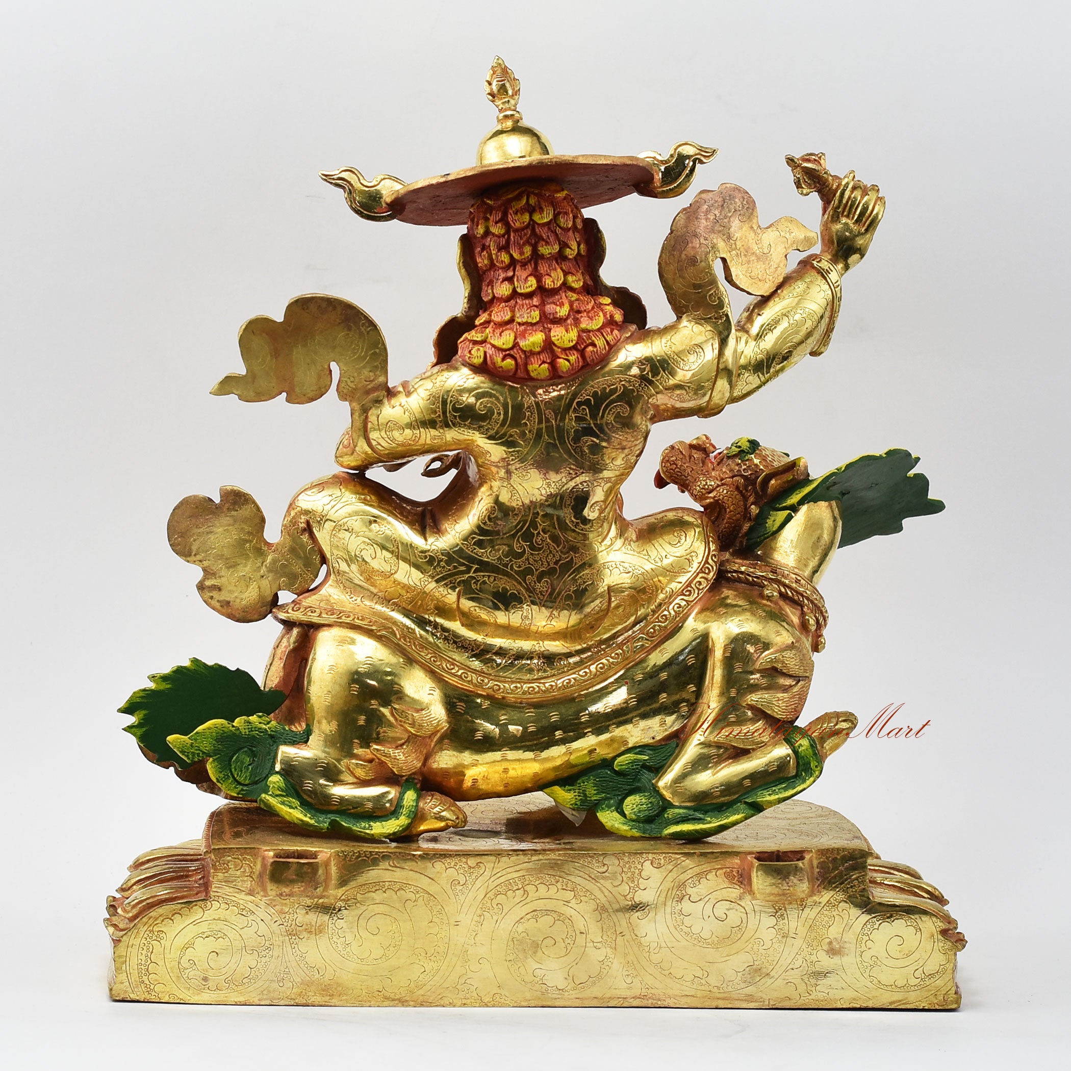 Dorje Lekpa Statue Back without Frame Details