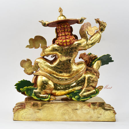 Dorje Lekpa Statue Back without Frame Details