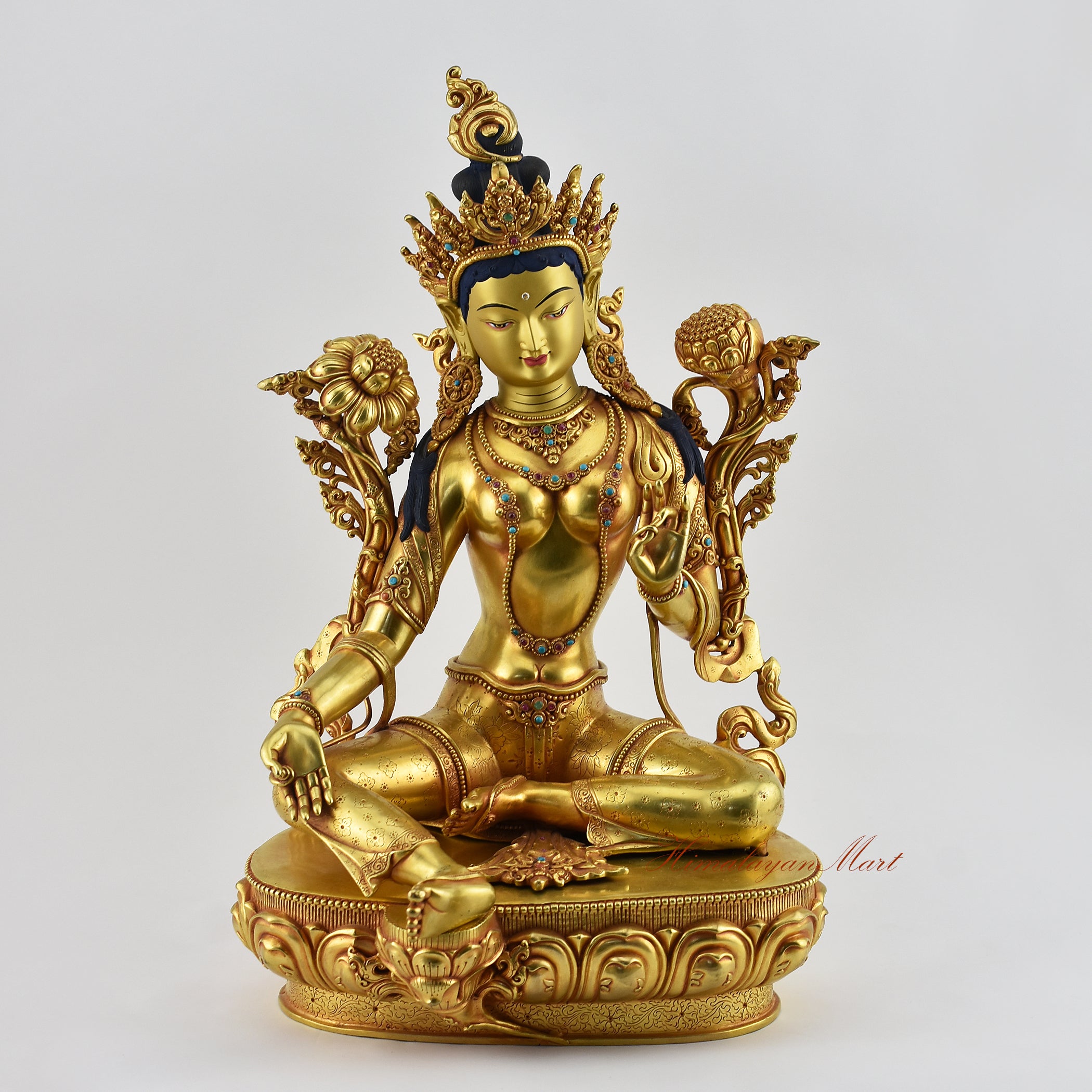 Fine Green Tara Statue | A Timeless Masterpiece of Art and Devotion