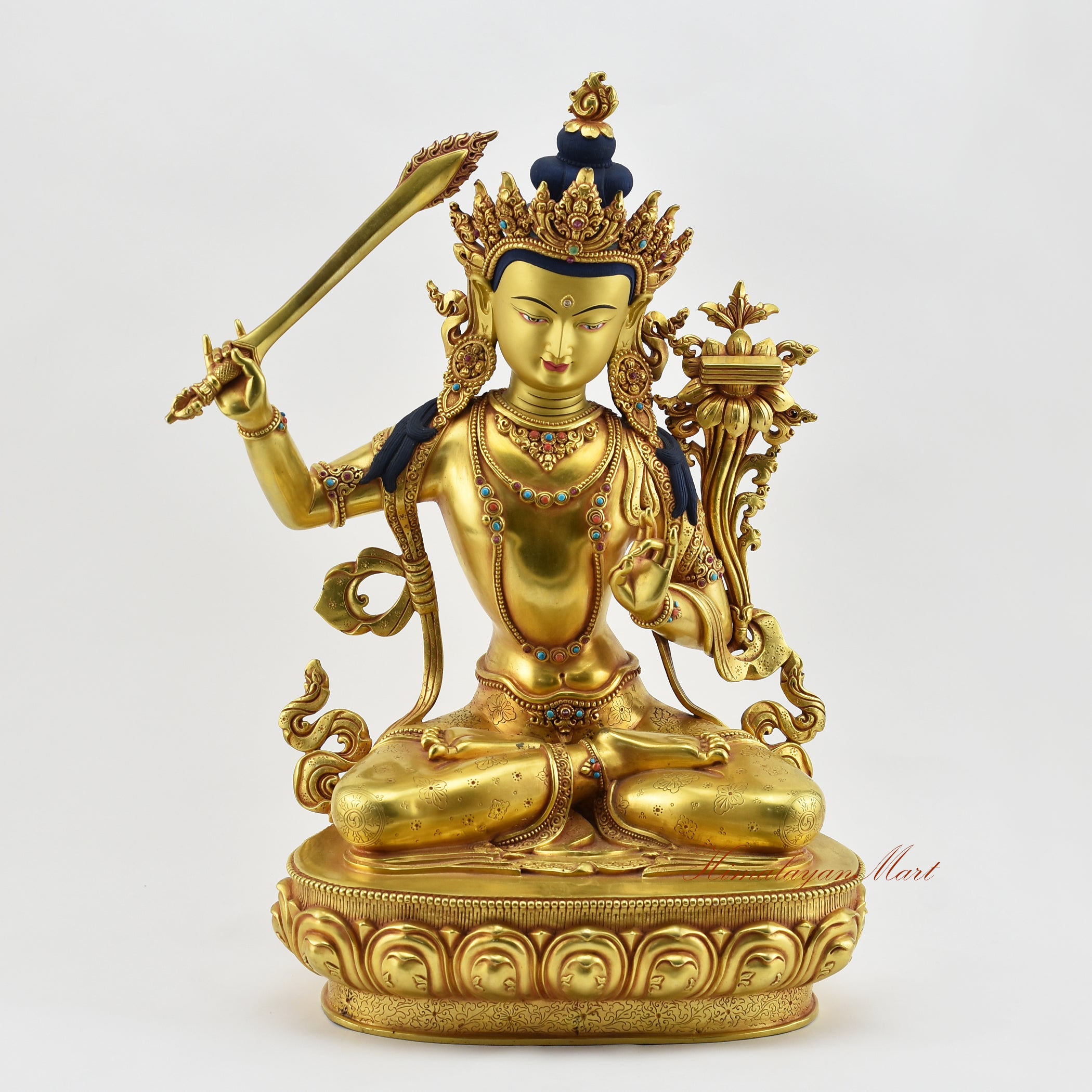 Fine Manjushri Statue | An Artistic Tribute to Wisdom and Spiritual Devotio