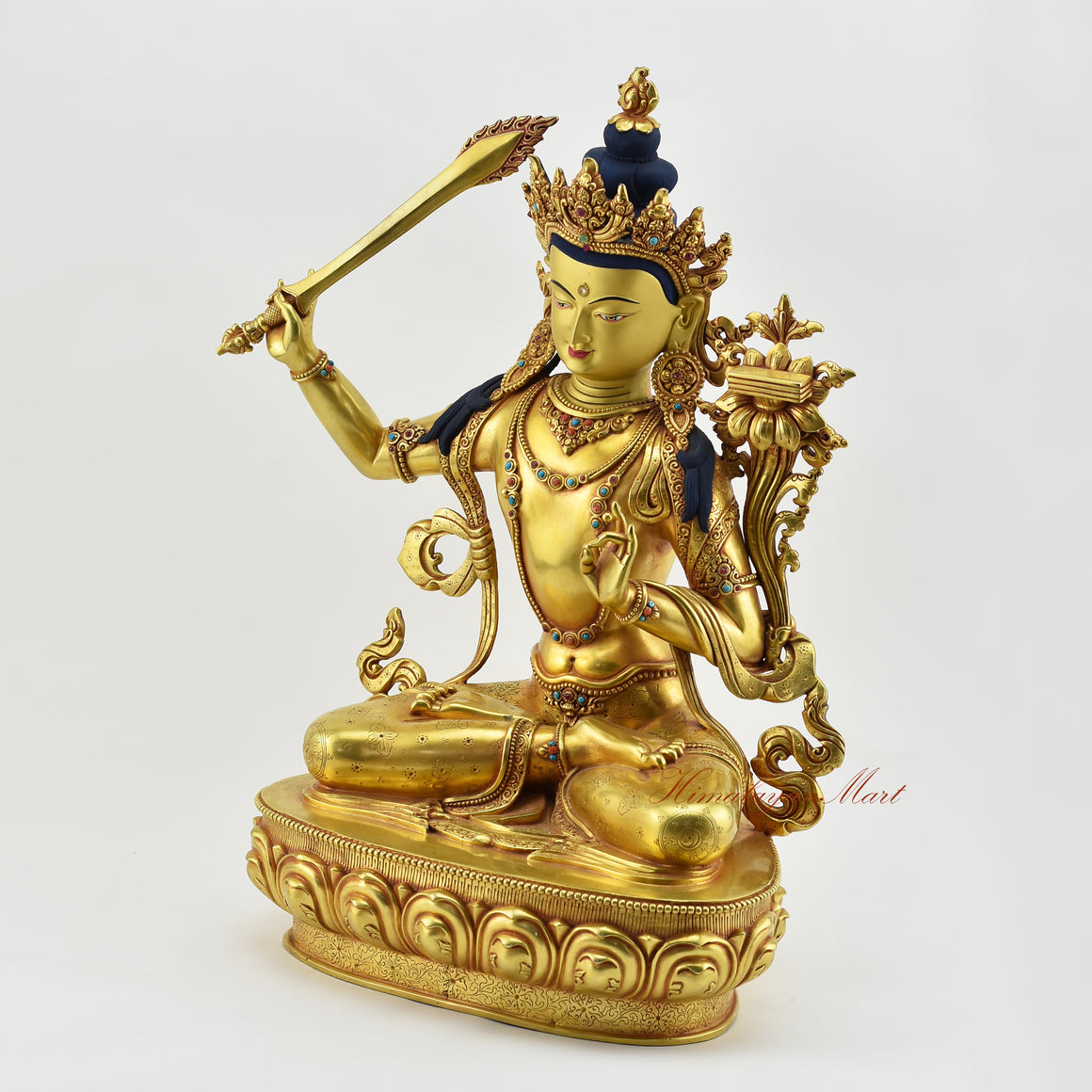 Fine Buddhist Manjushri Statue