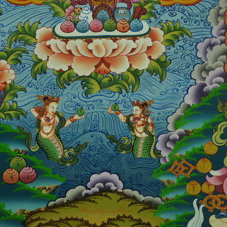 Buddhist Thangka Scroll Painting