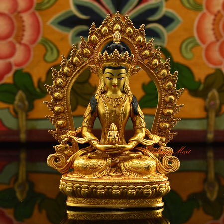 Framed Aparmita Miniature Statue | Aparmita – A Compact Bodhisattva Rupa for Shrines and Altars