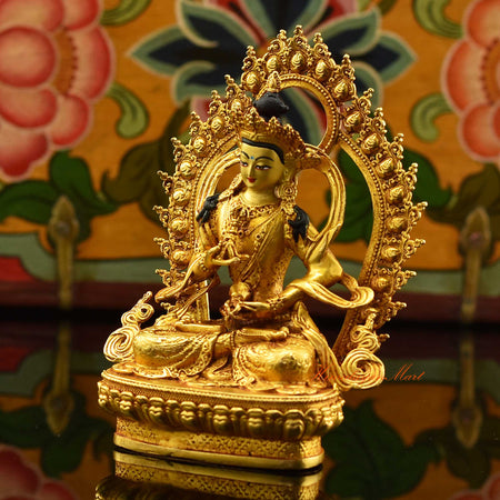 Buddhist Framed Vajrasattva Miniature Statue