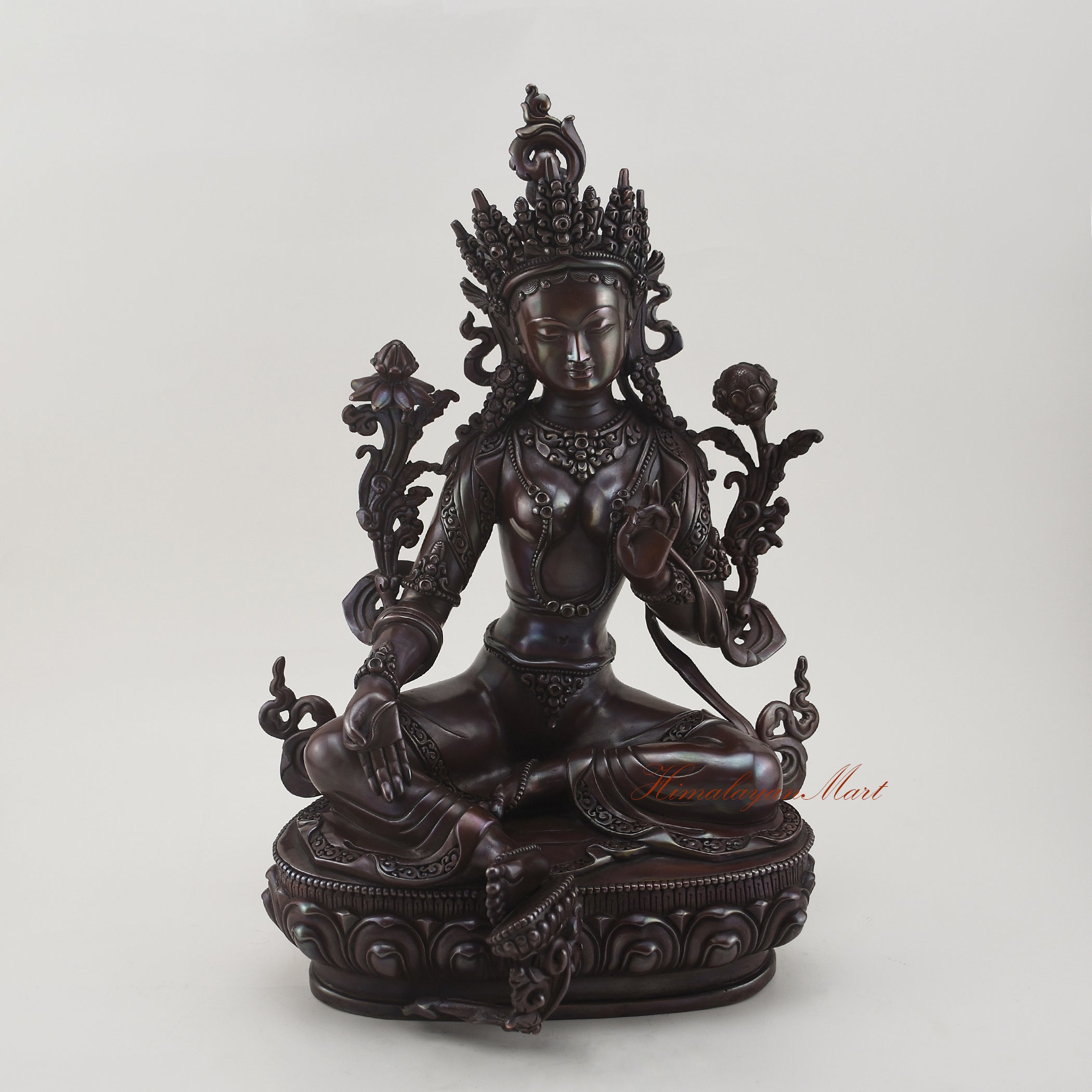 Green Tara Handmade Statue | Green Tara – The Embodiment of Compassion