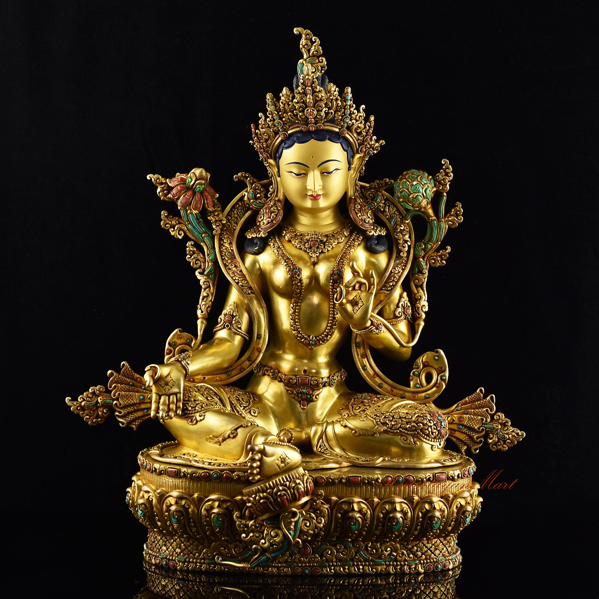 Green Tara Statue | A Masterpiece of Compassion and Devotion