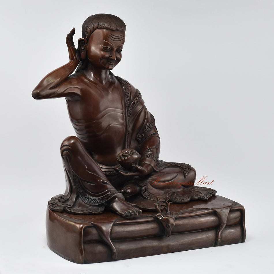 Guru Milarepa Copper Statue