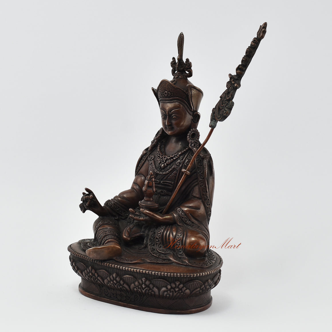 Guru Padmasambhava Copper Statue