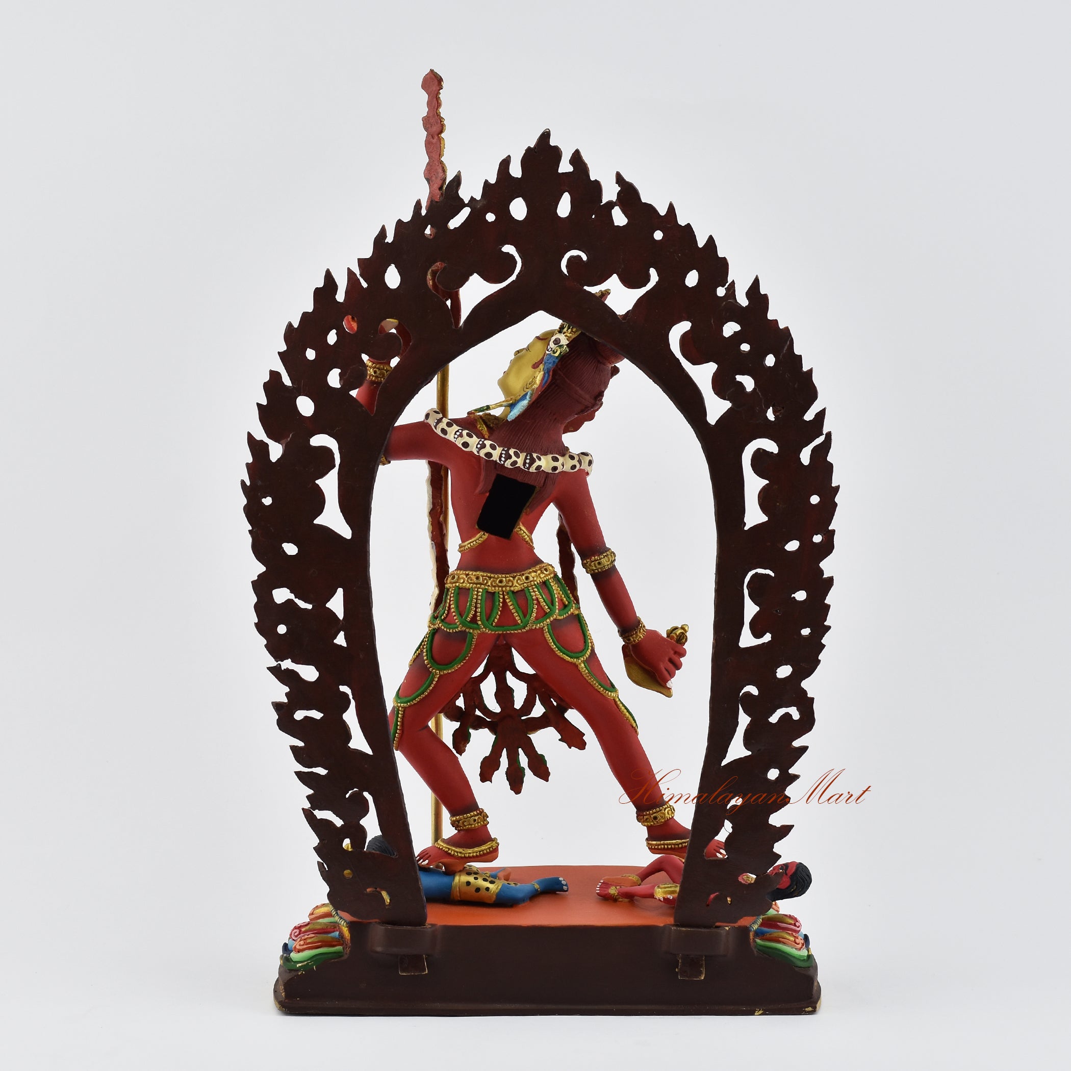 Hand-Painted Vajrayogini Statue Back Detail