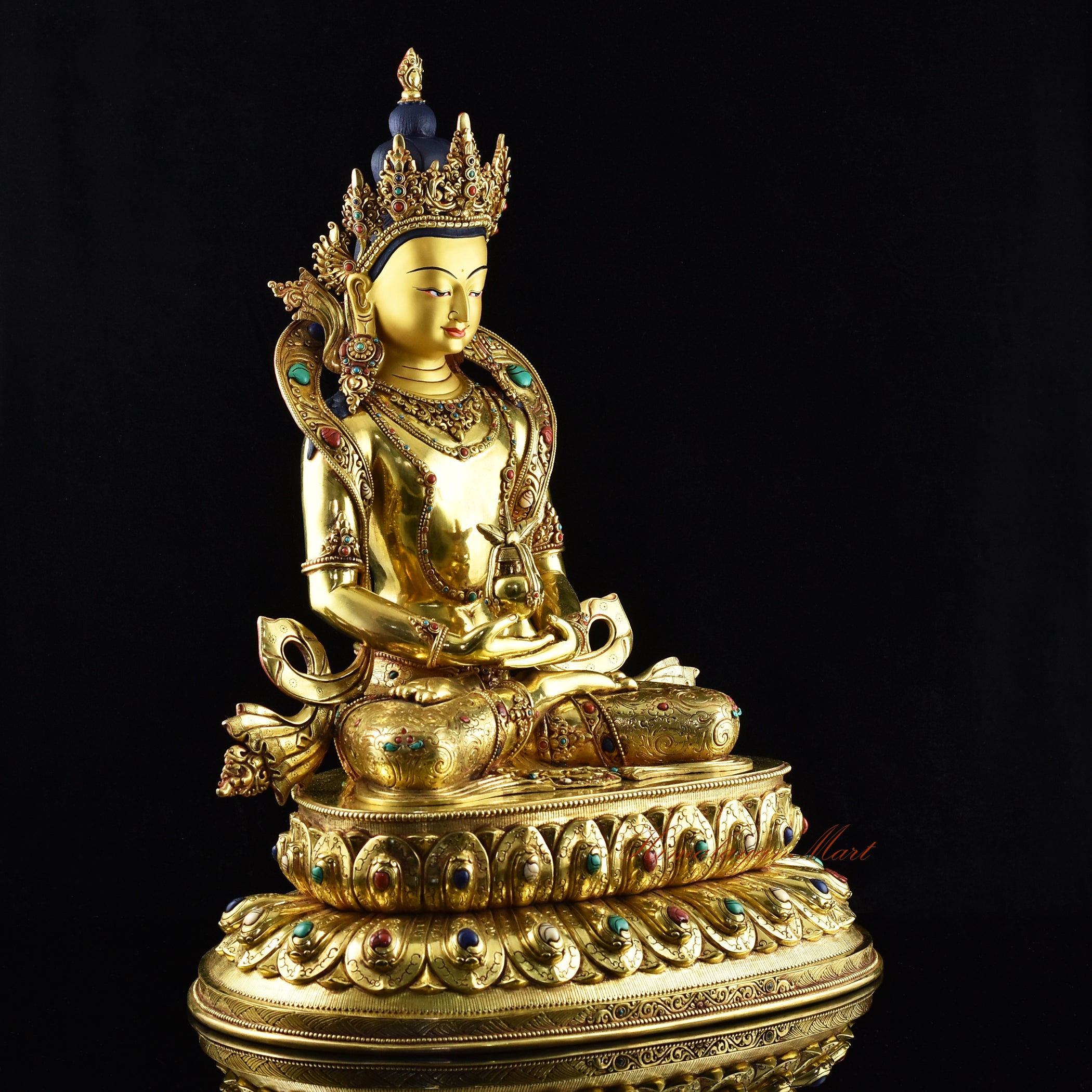 Handcrafted Tibetan Aparmita Statue