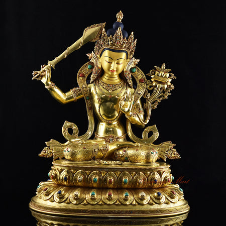 Handcrafted Manjushri Statue