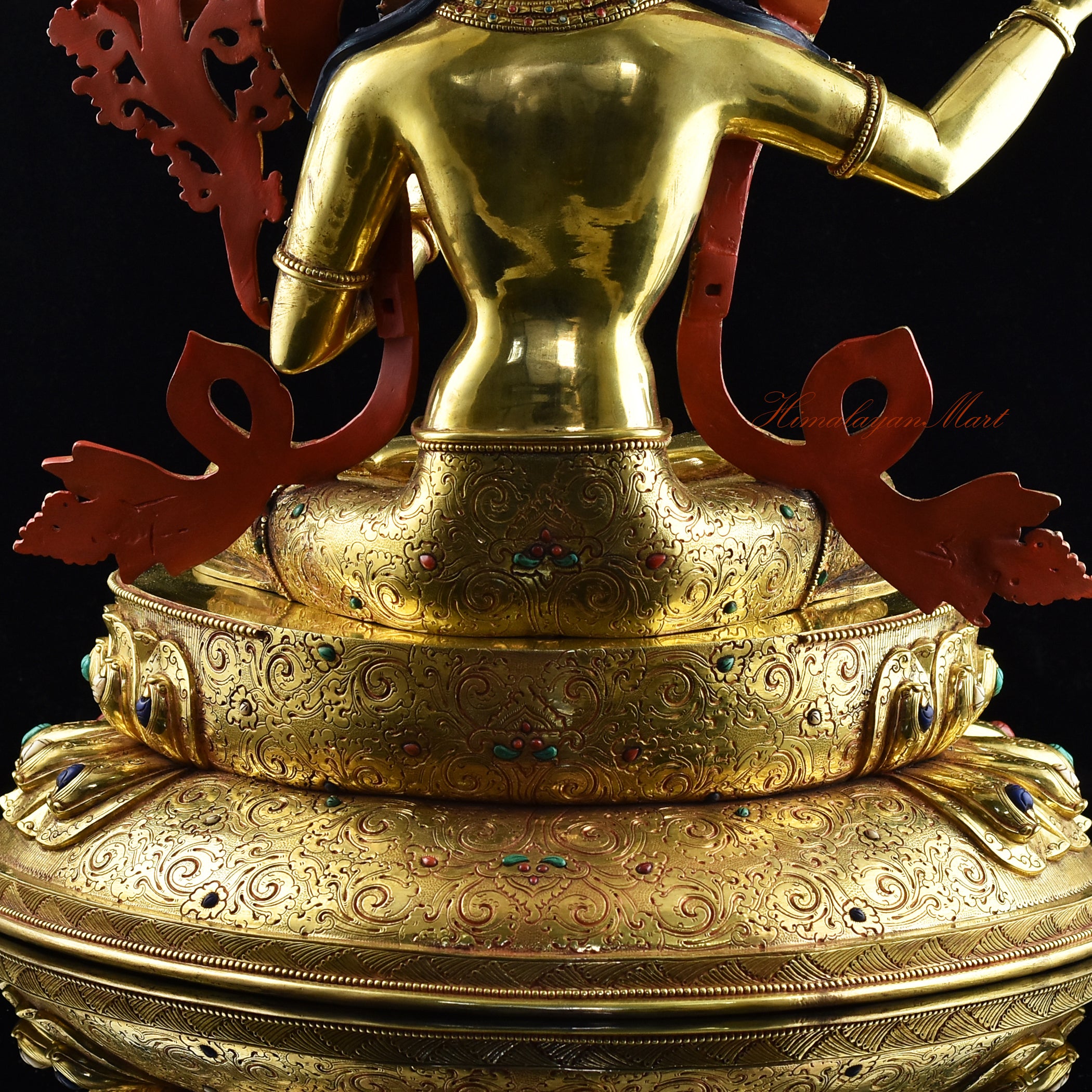 Handcrafted Manjushri Dholkar Statue Details