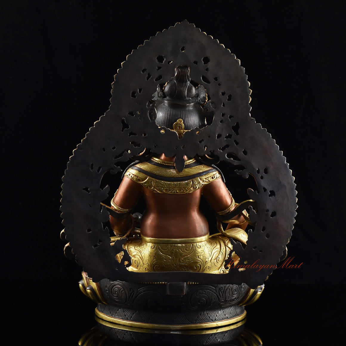 Yellow Dzambhala Kubera Statue