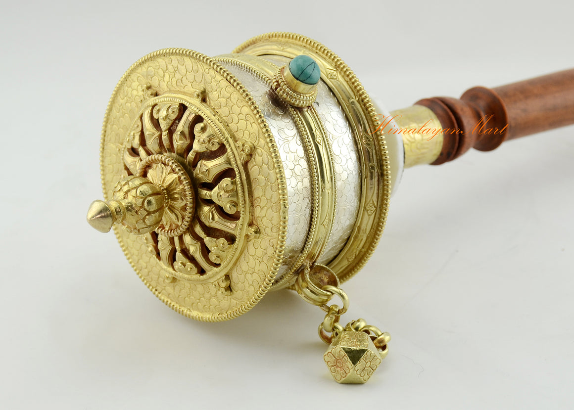 Ritual Handheld Prayer Wheel Top