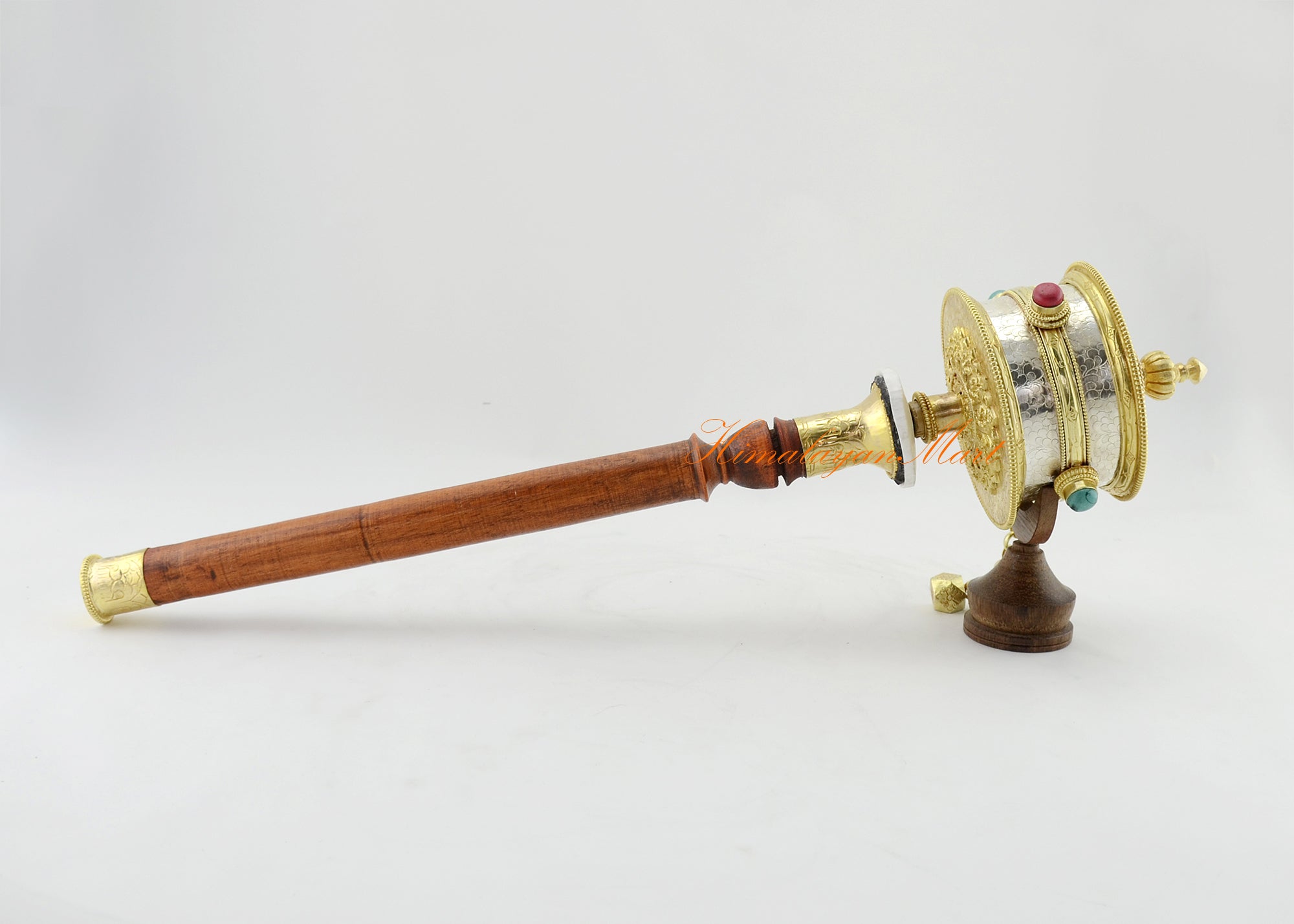 Handheld Prayer Wheel | Sacred Tool for Mantra Recitation and Meditation