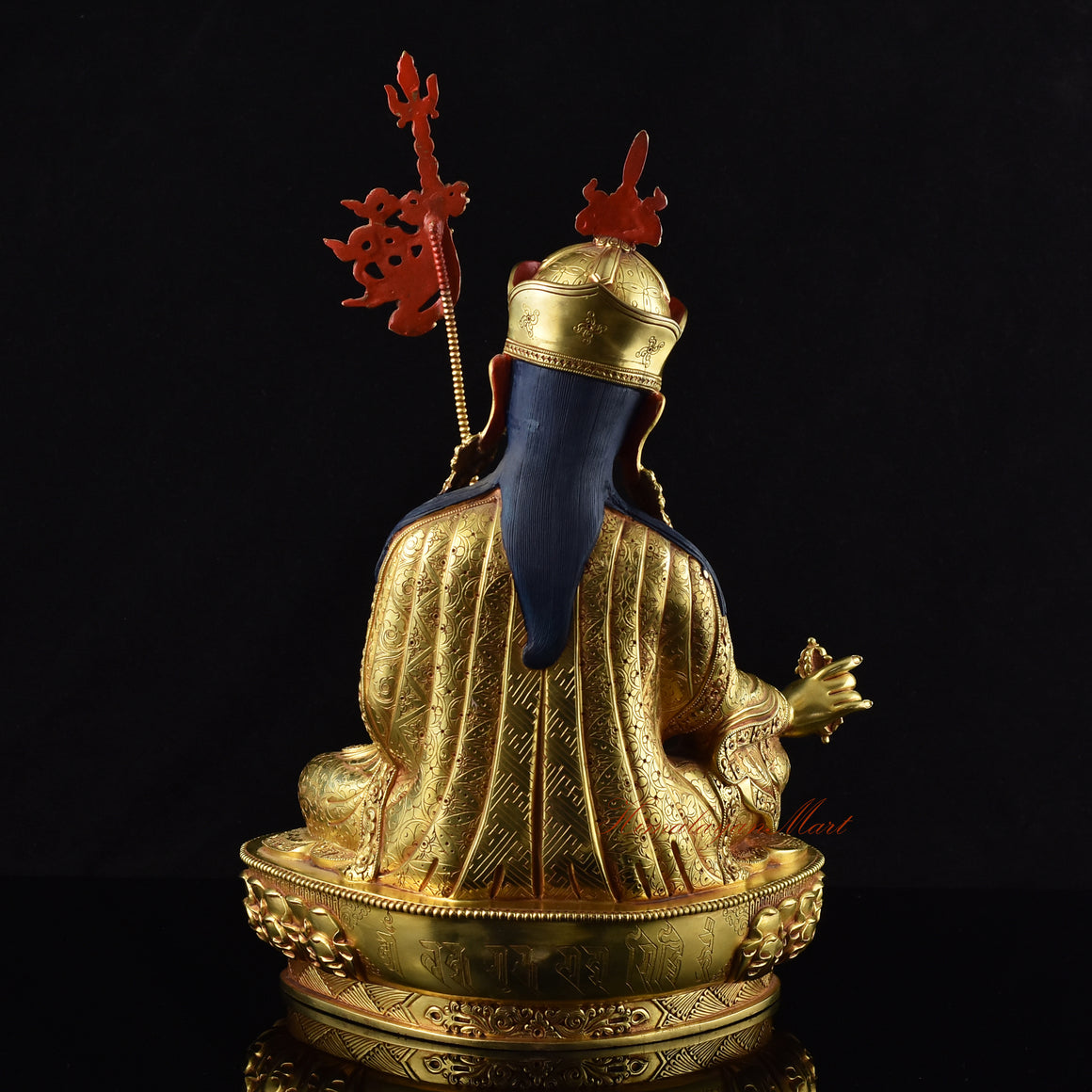 Handmade Tibetan Guru Rinpoche Statue