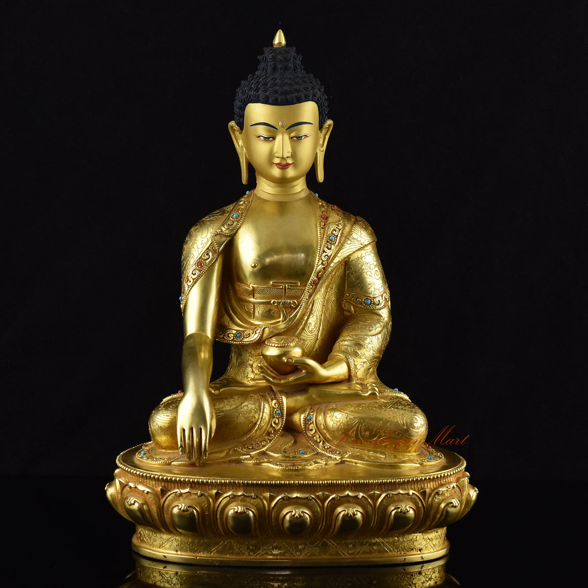 Handmade Shakyamuni Buddha Statue | Shakyamuni Radiating the Light of Wisdom and Compassion