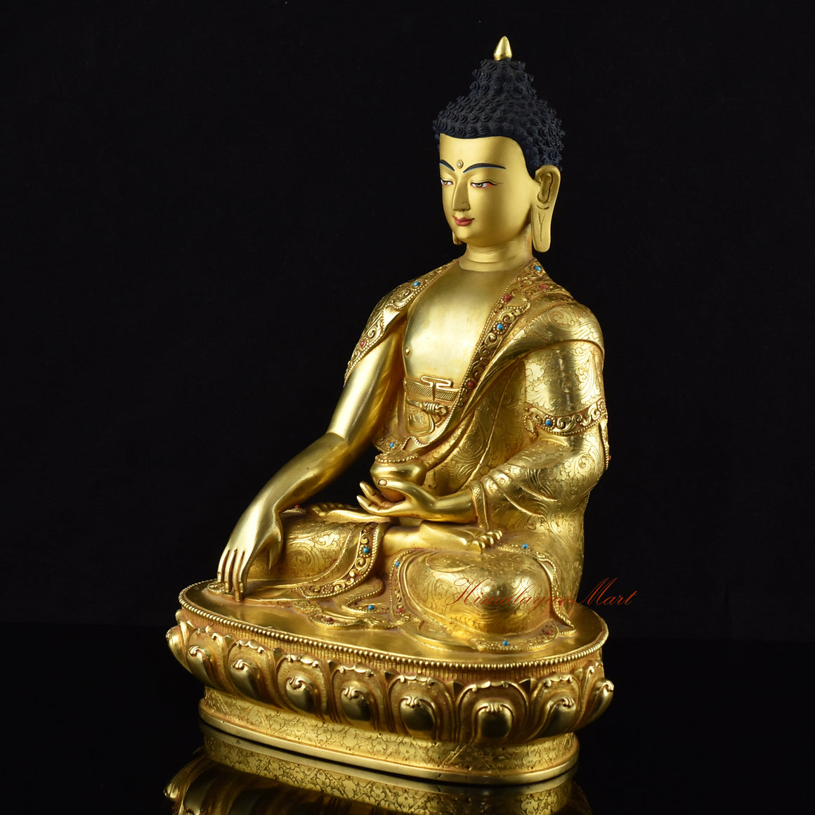 Handmade Buddhist Shakyamuni Buddha Statue 