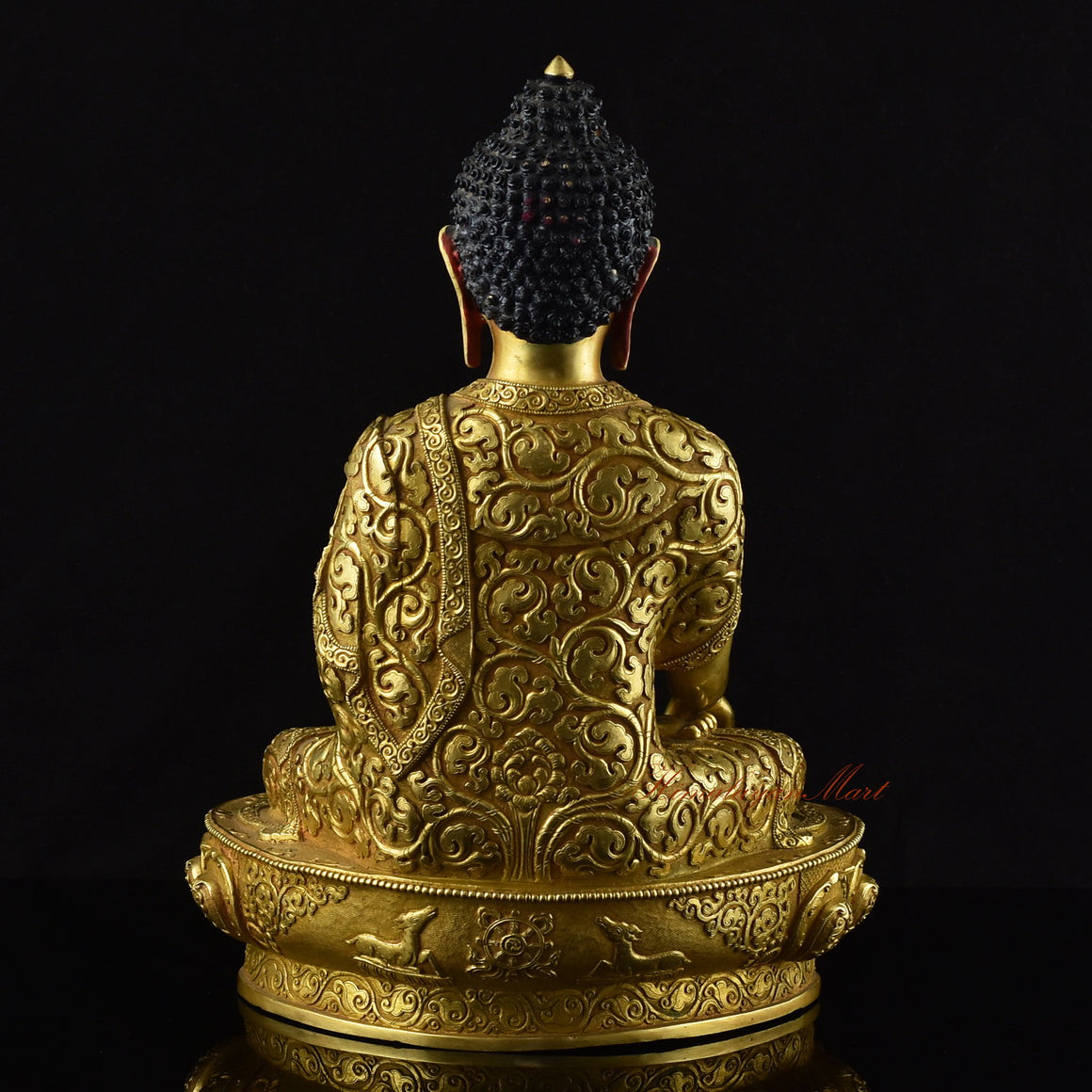 Intricately Carved Buddha Statue