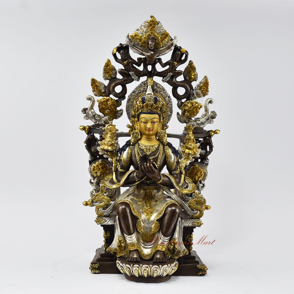 Maitreya Buddha Copper Statue | A Masterful Dedication to Tibetan Spiritual Heritage