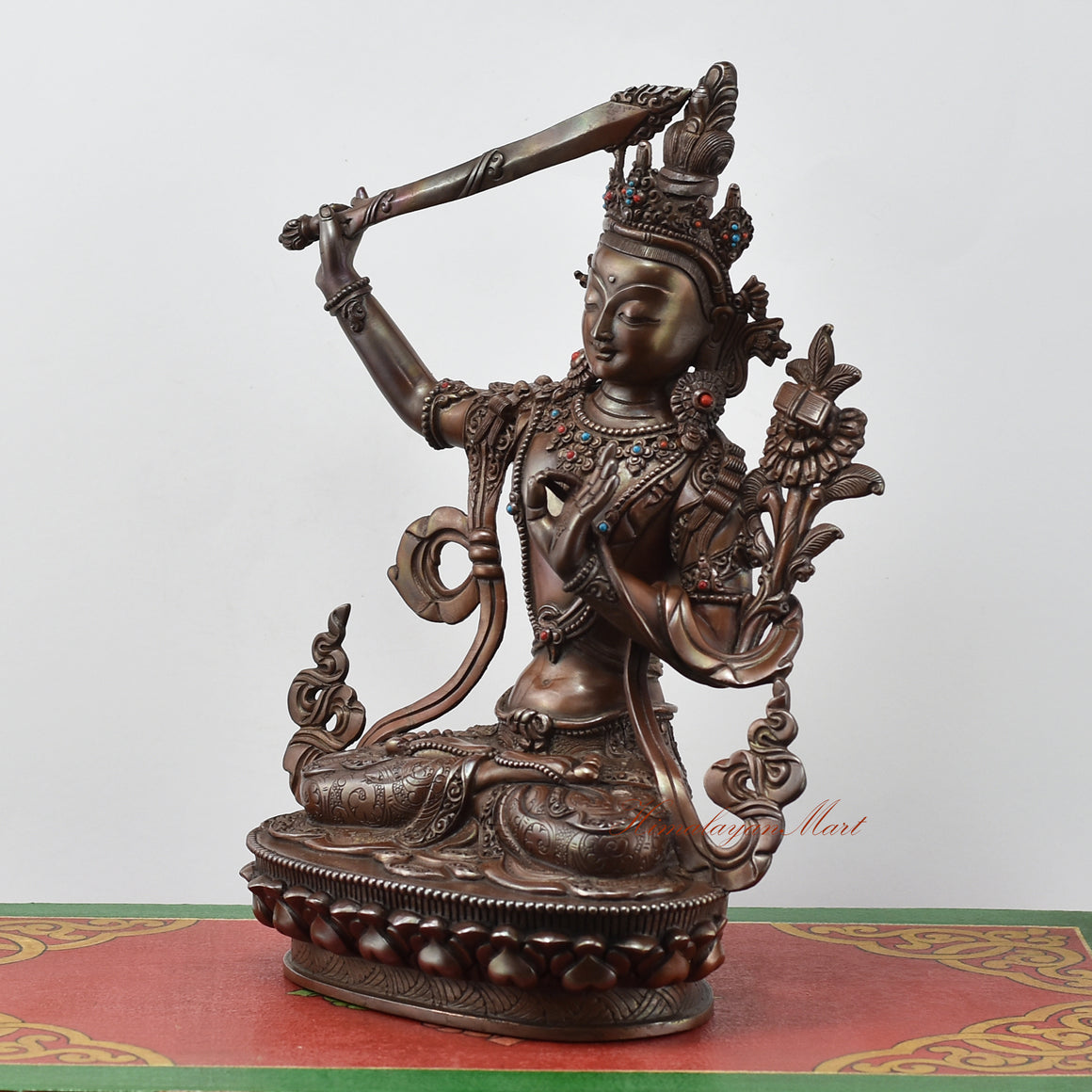 Buddhist Manjushri Meditation Statue