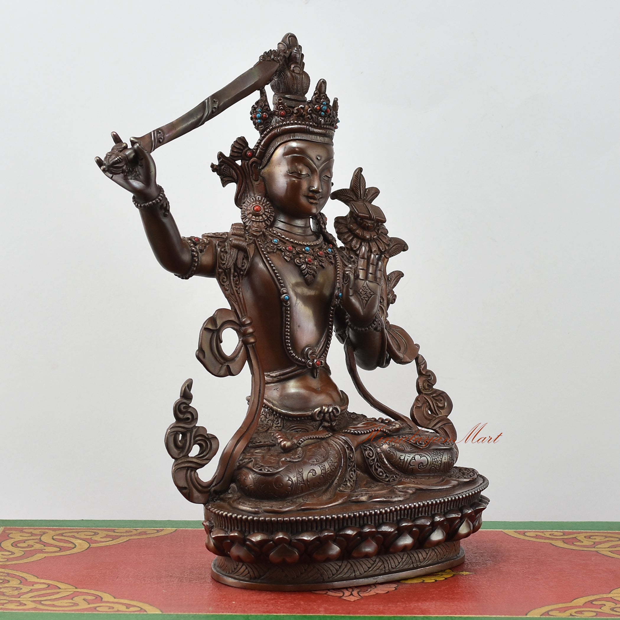 Tibetan Manjushri Meditation Statue