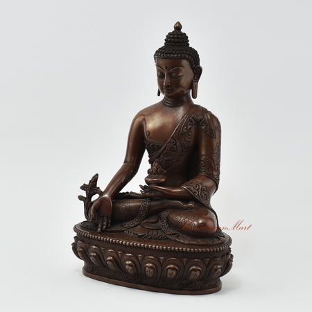 Tibetan Medicine Buddha Copper Statue