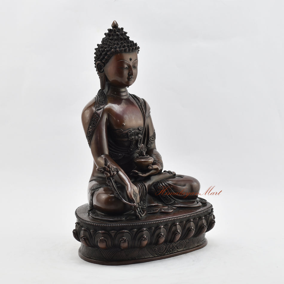 High Quality Oxidized Medicine Buddha Statue