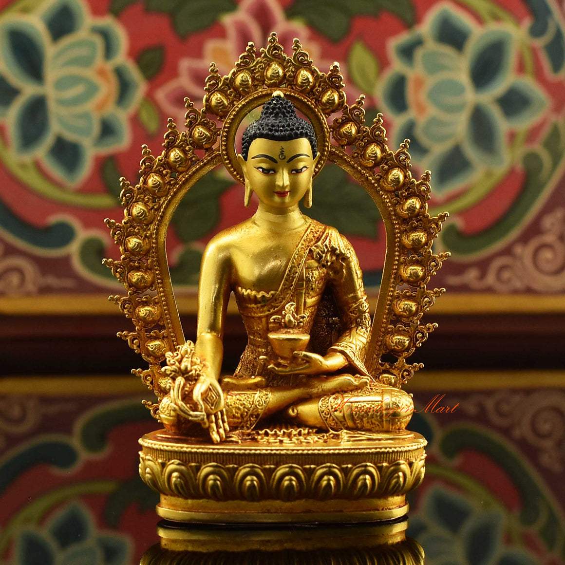 Medicine Buddha Miniature Statue | Medicine – An Elegant Miniature for Your Altar or Shrine