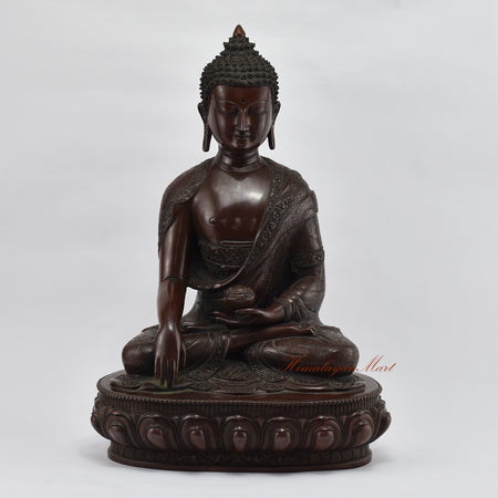 Oxidized Buddha Statue | Shakyamuni – Embodying the Path to Enlightenment