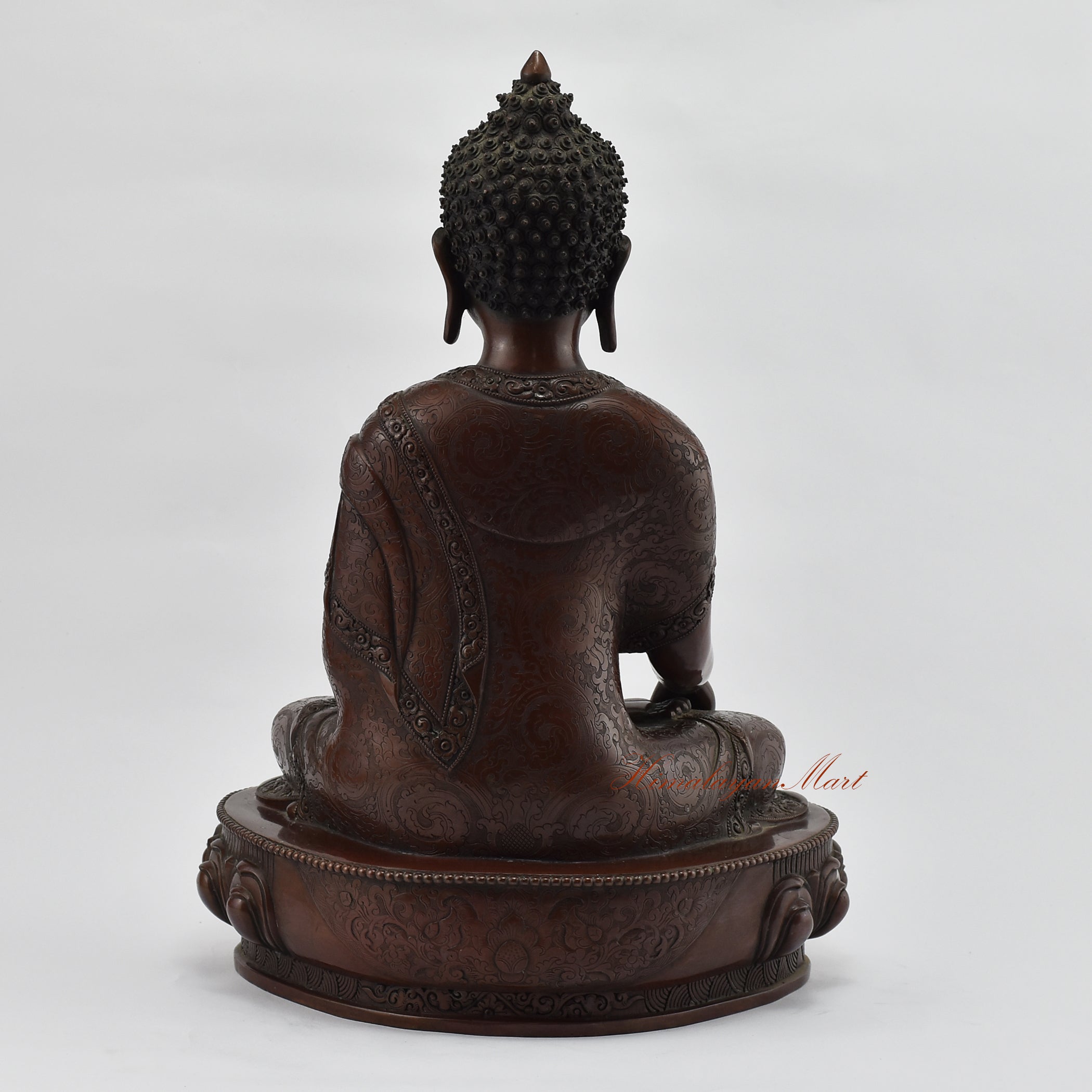 Oxidized Shakyamuni Buddha Statue