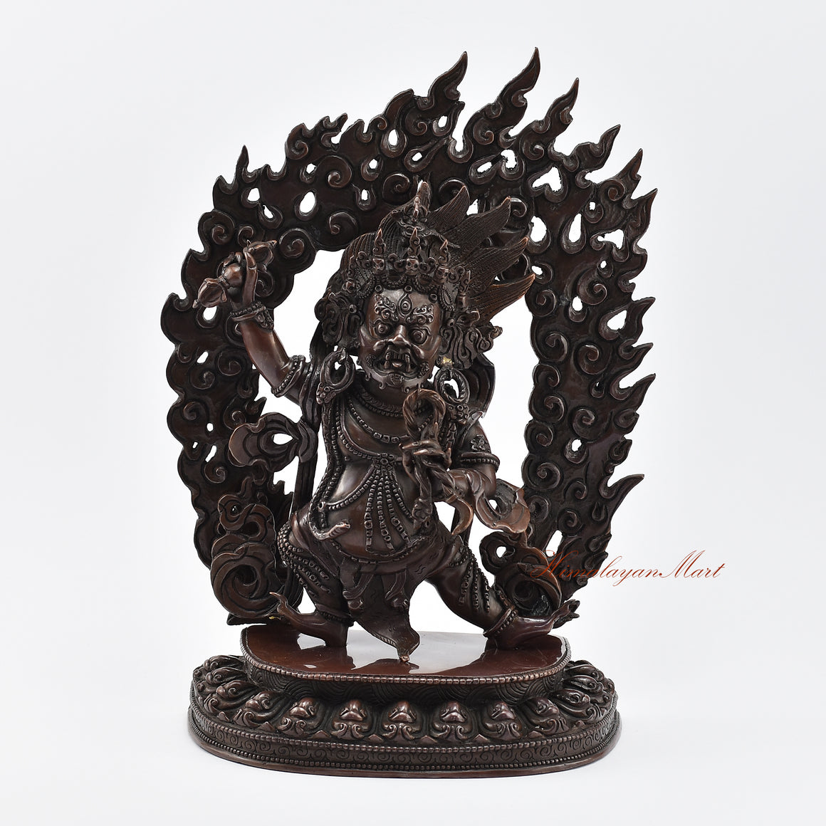 Oxidized Vajrapani Statue | Vajrapani / Chanadorji – The Protector of Dharma