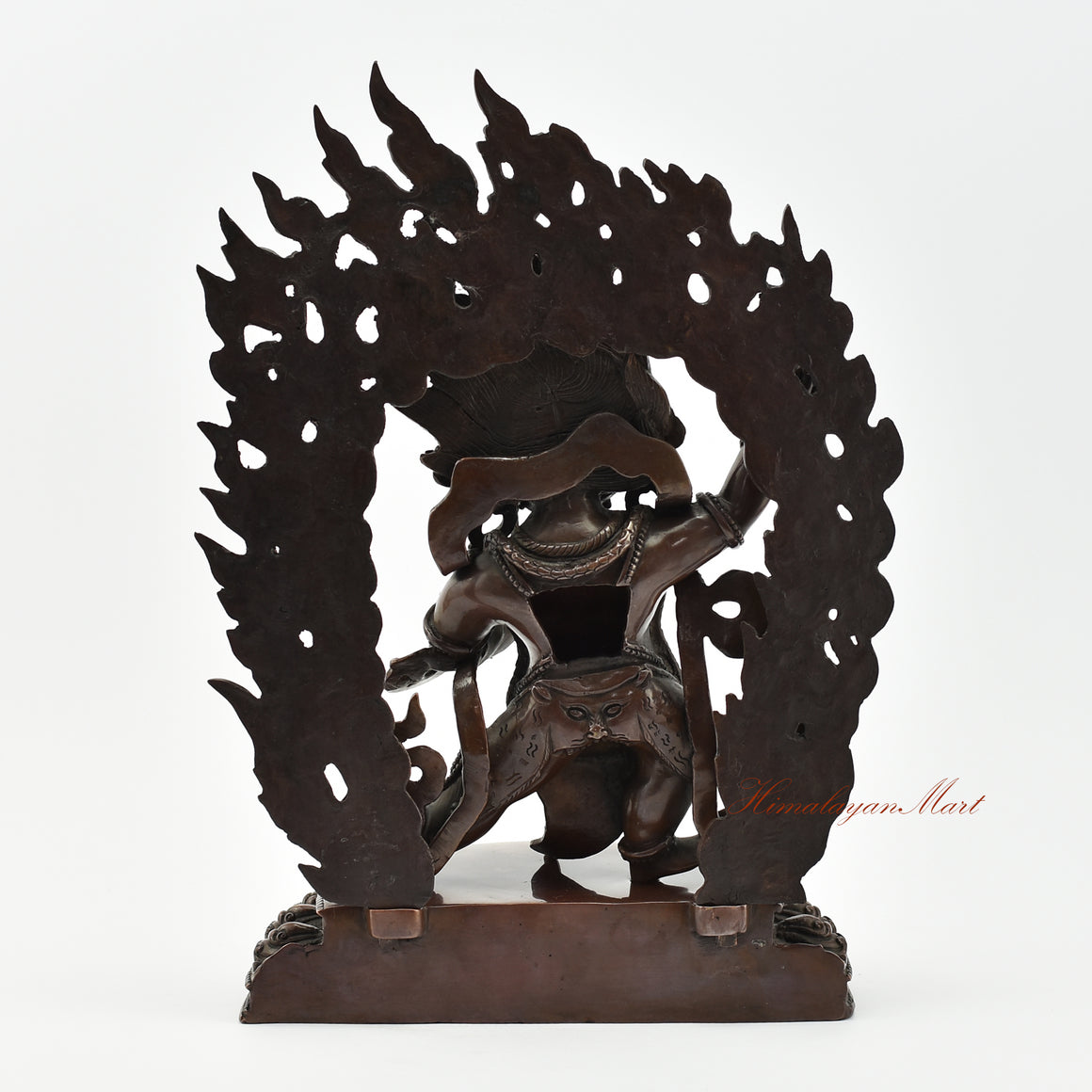 Oxidized Vajrapani Statue