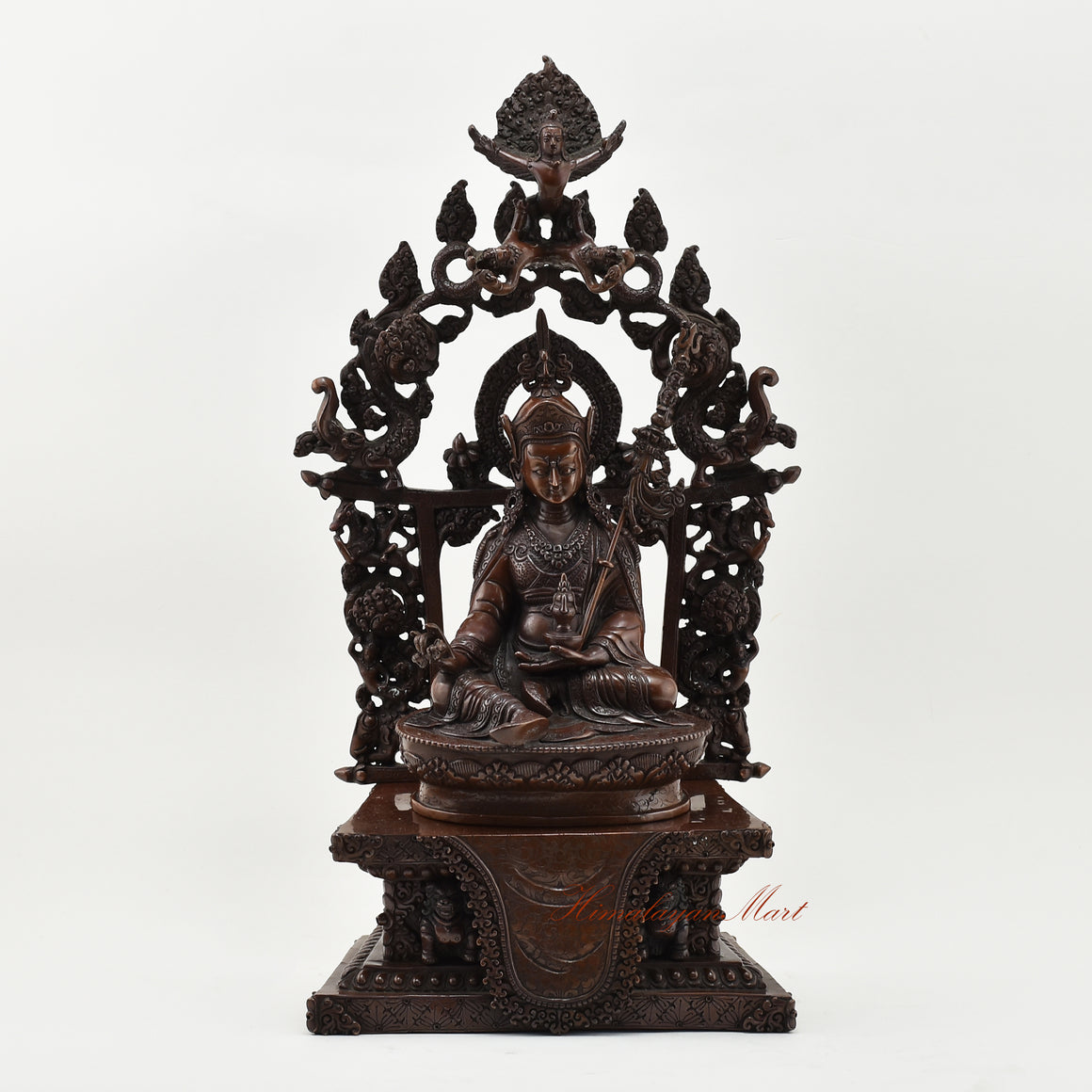 Padmasambhava on Throne Statue