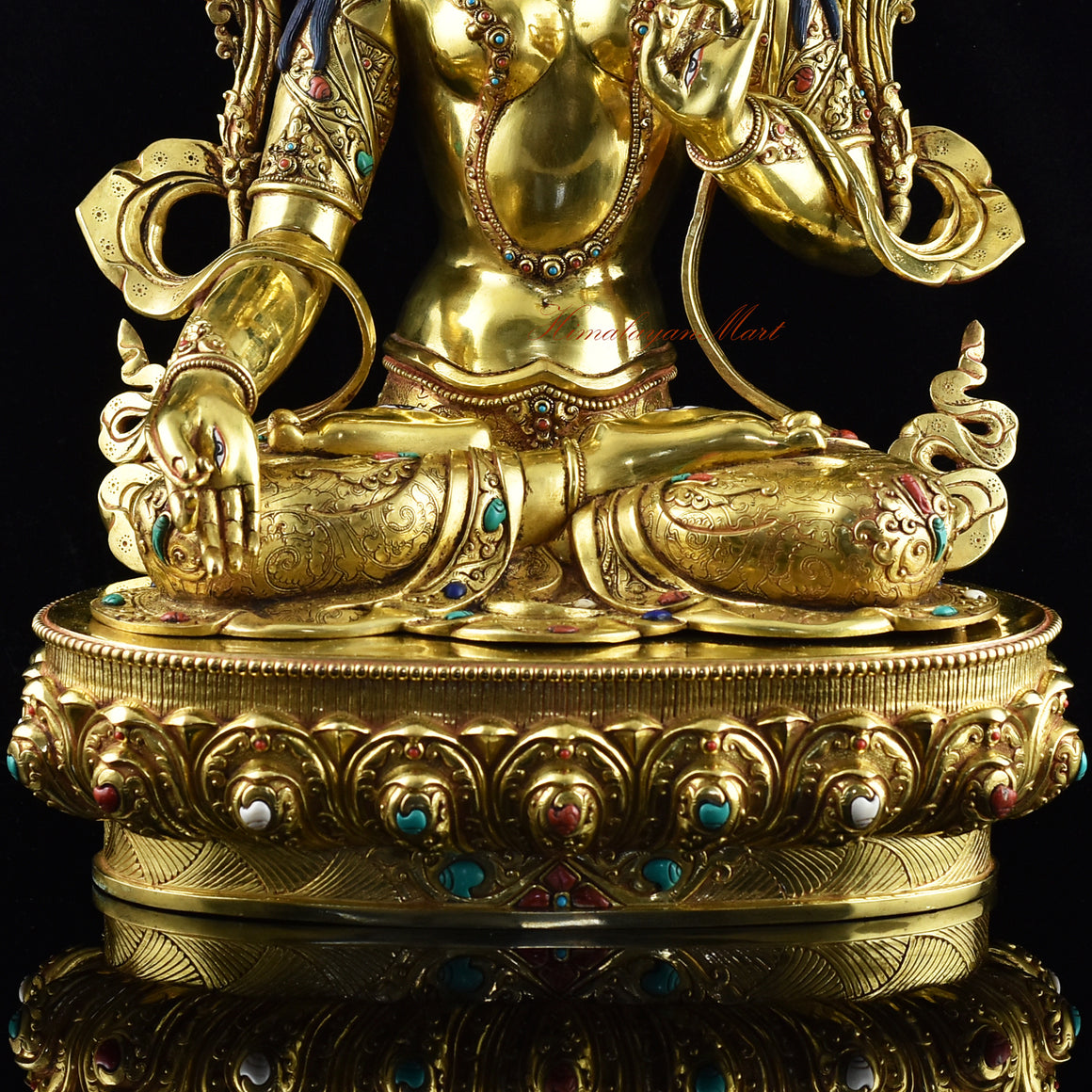 Ritual White Tara Statue Details